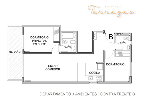Imagen 7 de 10 de Edificio Terrazas 3 Ambientes Villa Urquiza