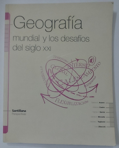 Geografía Mundial Y Los Desafíos Del Siglo Xxi Santillana P