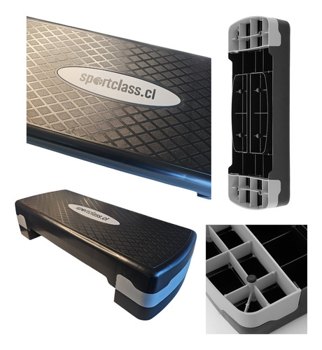 Step Aerobico Sportclass Regulable 2 Niveles Altura 10-15 Cm