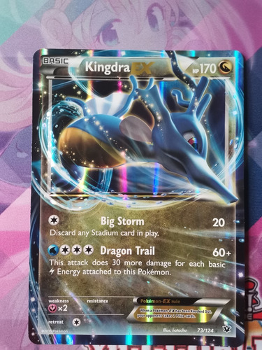 Kingdra Ex Oversized Foil Carta Jumbo Pokemon Tcg (Usado)