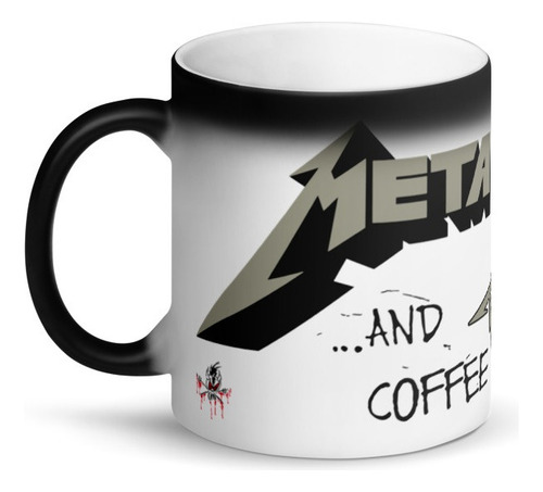 Mug Personalizado Metallica Magico 11 0nzas