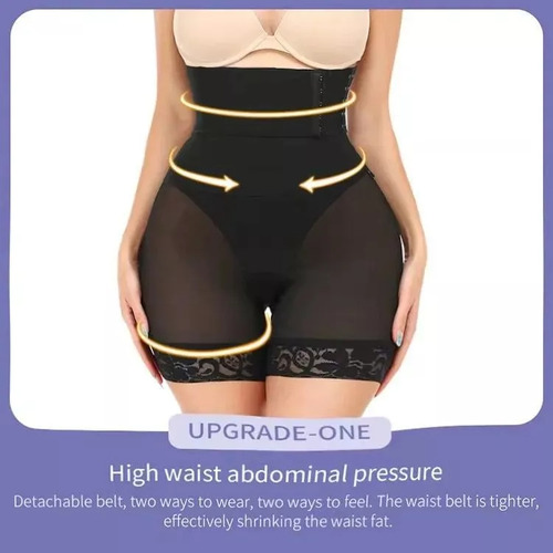 Faja Pantalón Modelador Abdomen Cintura Faja 360° Negro M