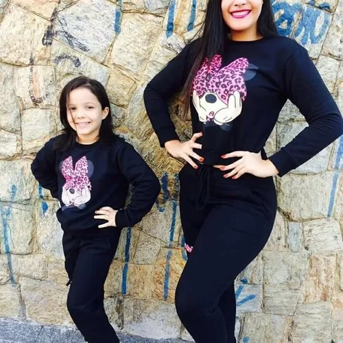 Conjunto de moleton sales mae e filha