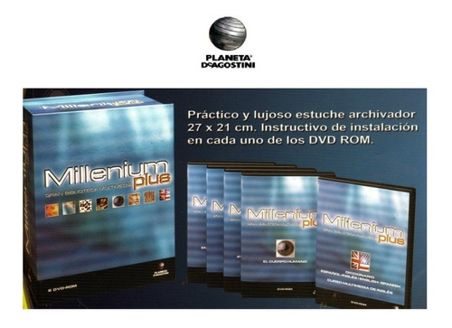 Gran Biblioteca Multimedia Millenium Plus 8 Dvd Planeta