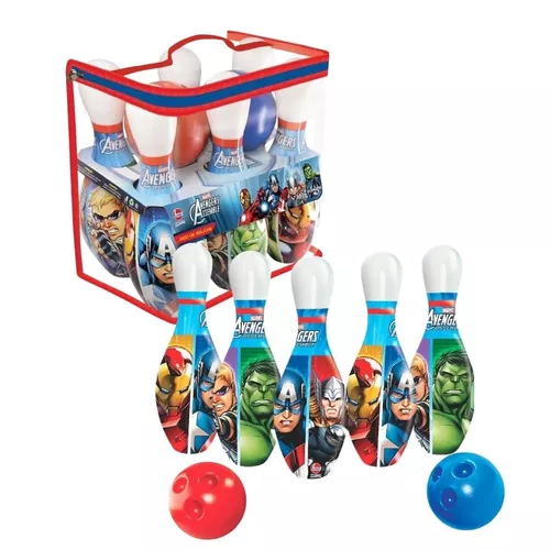 Jogo De Boliche Infantil, 8 Pinos De 10 Cm 2 Bolas De 5 Cm Bowling Game