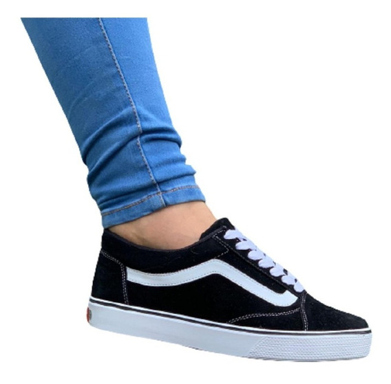 zapatillas vans negras de mujer