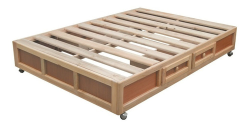 Base Para Cama Grecia Individual Natural Madera