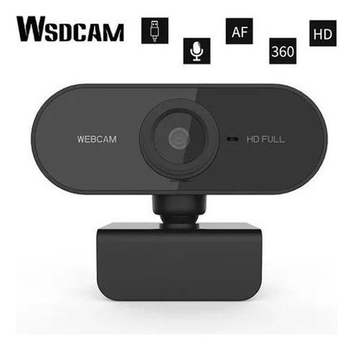 Cámara web HD de 1080p con enfoque automático y micrófonos integrados