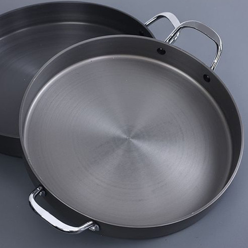 Plancha Redonda Para Barbacoa Coreana Con Revestimiento Anti