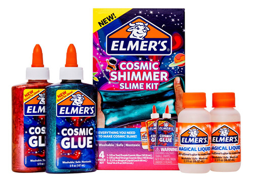 Set Para Hacer Slime Cosmic Shimmer Por Elmer's Contiene