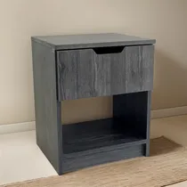 Comprar Veladores Cajón Secreto Sherlock Ventitas Home  Roble Gris