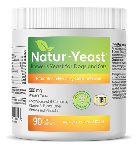 Green Pets Organics Natur-yeast - Levadura De Cerveza Para P