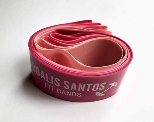 Pink Fit Bands Os Set De 4 Ligas De Resistencia