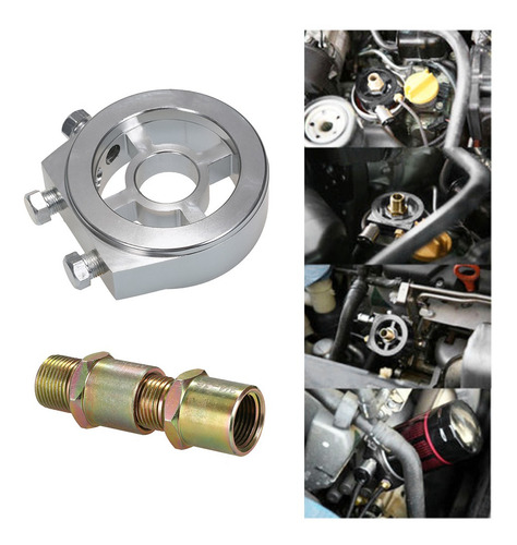 Para El Coche Filtro De Aceite Enfriador Sandwich Placa Adap