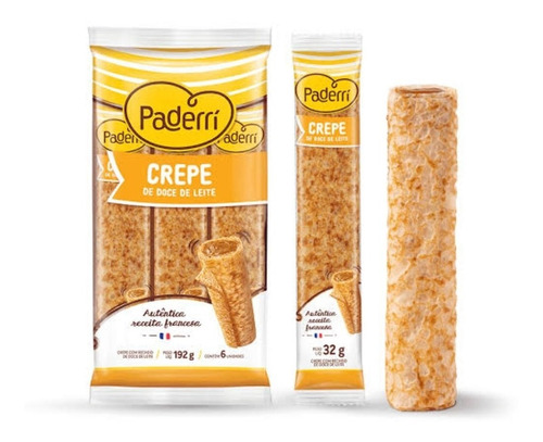 Crepe De Doce De Leite Paderrí 192gr - Kit Com 2