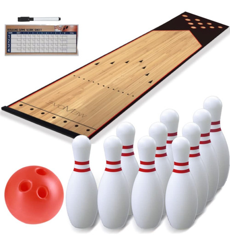 Mini Juego De Bolos Para Ninos, Juego De Bolos Y Pelota  Ju