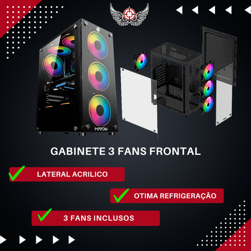 Computador Completo Gamer Barato A8 16gb/480gb/500w +cadeira