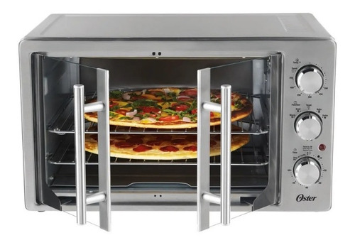 Horno de mesa eléctrico Oster TSSTTVFDXL 42L acero inoxidable 127V
