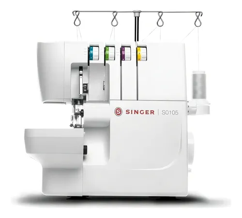 comprar Máquina de costura overlock Singer Overlock S0105 portátil - branco 220V