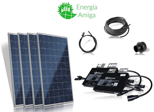 Kit Panel Solar 1080w Interconectado Cfe Genera Hasta 324kwh