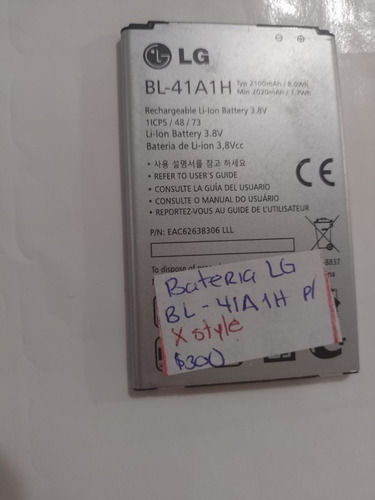 Bateria LG Para Xstyle (bl-41a1h)