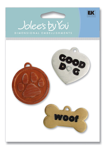 Jolee&#39;s Boutique Dog Tags Pegatinas Dimensionales