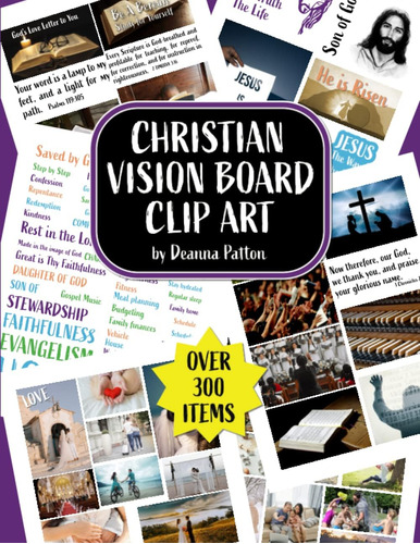 Libro: Christian Vision Board Clip Art: With 300+ Images, Sc