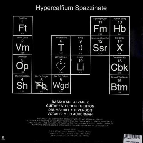 Imagen 2 de 2 de Descendents Hypercaffium Spazzinate Vinilo Lp Importado