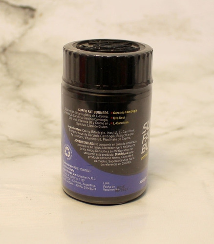 Imagen 4 de 4 de Super Fat Burners Nat Power 90 Comp Quemador De Grasa