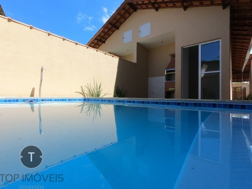 Imagem 1 de 30 de Linda Casa Com 2 Dormitórios, Piscina E Churrasqueira, Na Praia De Itanhaém. - Ca00860 - 70730957
