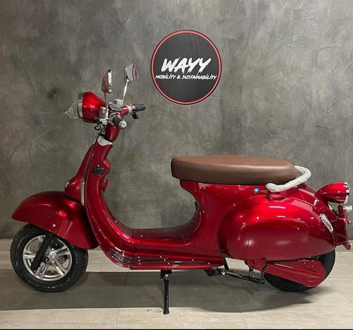 Imagem 3 de 7 de Moto Vespa Bateria Retro Scooter