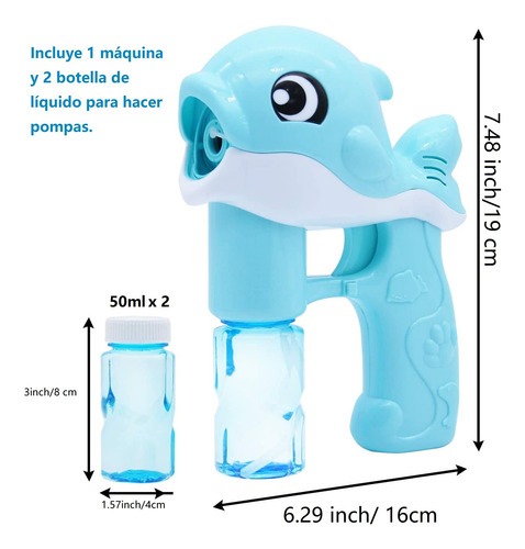 Máquina De Burbujas Para Niños, Pistolas De Burbujas