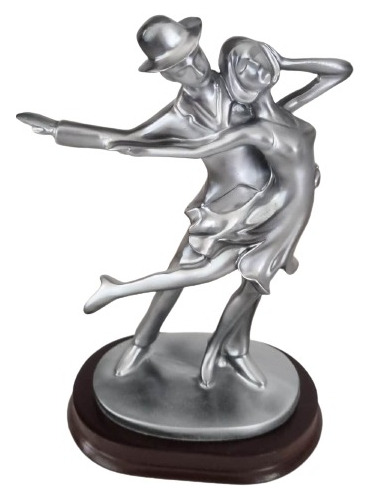 Estatua De Resina Bailarines De Tango Adorno De Mesa