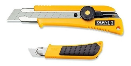 Imagen 1 de 1 de Cuchillo Industrial Olfa Con Incrustacion Antideslizante L2