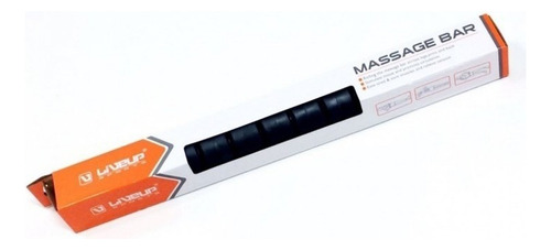 Bastão De Massagem Miofascial Liveup Ls5056 Liso Cor Preto