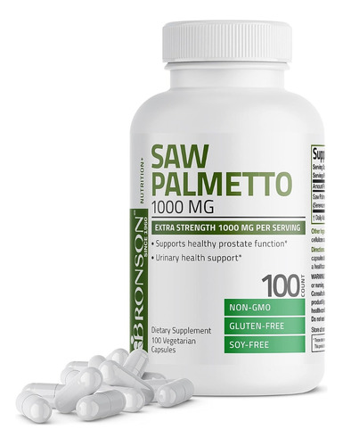 Saw Palmetto 1000 Mg Por Porción- 100caps - Extra Potencia