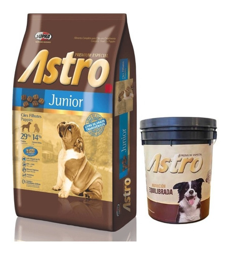 Comida Perro Astro Junior 15kg Con Regalo