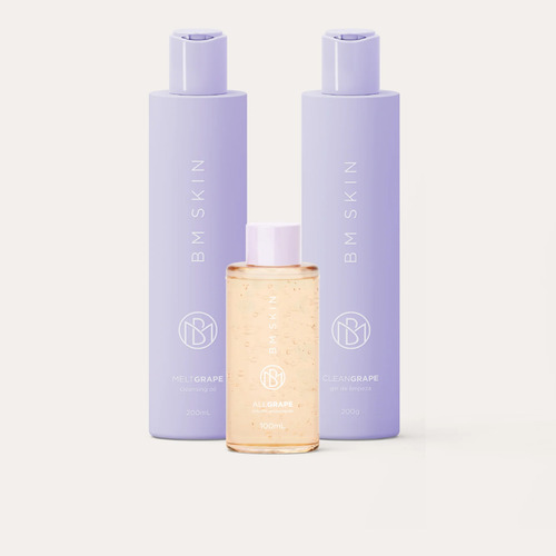 Bm Kit Cleangrepe Melt Grape E All Grape E Faixa Para Skin