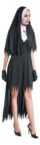 Disfraz De Bruja Vampírica Sangrienta De Terror Para Cosplay