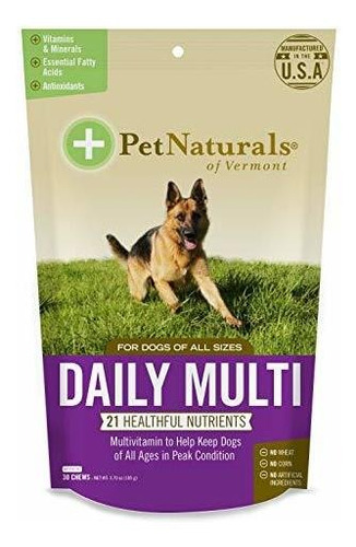 Pet Naturals Daily Multi Para Perros, Fórmula Multivitamíni