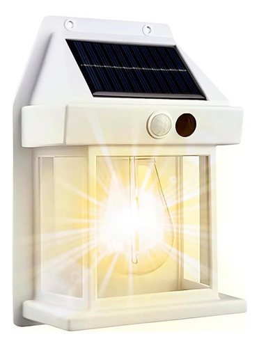 Farol Lampara Led Solar Exterior 600lum Sensor Movimiento !!