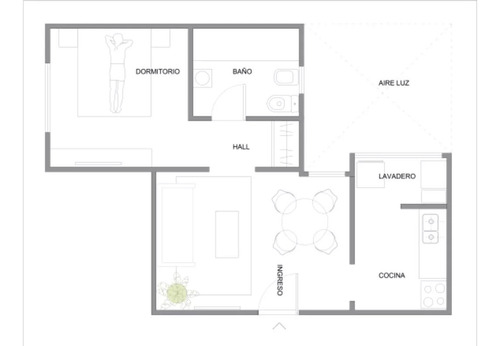 Departamento En Venta - 1 Dormitorio 1 Baño - 34mts2 - Boca