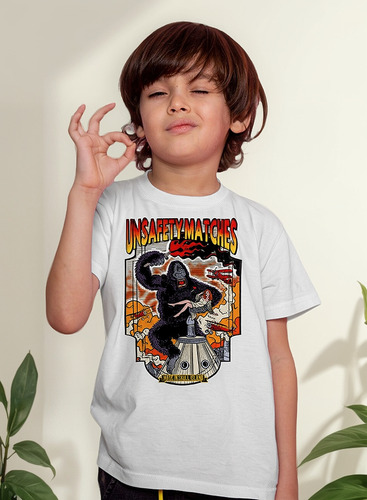 Playera Infantil Unisex Re De King Kong Retro Torre P234