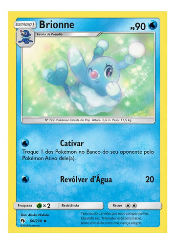 Kit de cartas Pokémon Popplio Lost Thunder de Primarina Brionne
