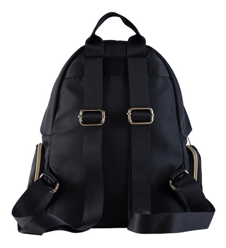 Mochilas Mujer Juveniles, Backpack Tipo Bolsa Dama Luckyly Color Negro
