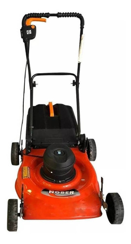 Cortadora de pasto eléctrica Nober RS 450 con bolsa recolectora de 1 hp y 220V color naranja/negro