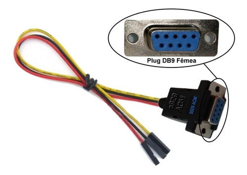 Adaptador Serial Rs232 Db9 Fêmea S929 Acm Recovery