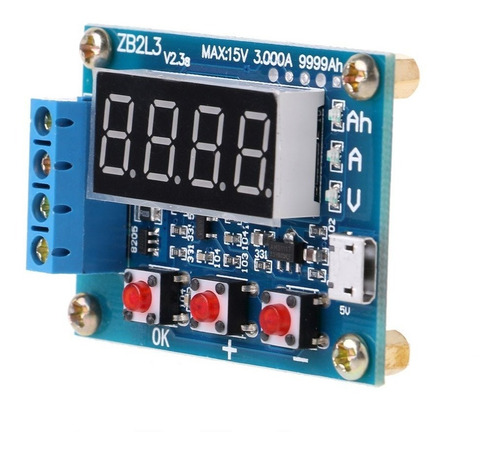 Tester Probador Capacidad Baterias De Litio Zb2l3