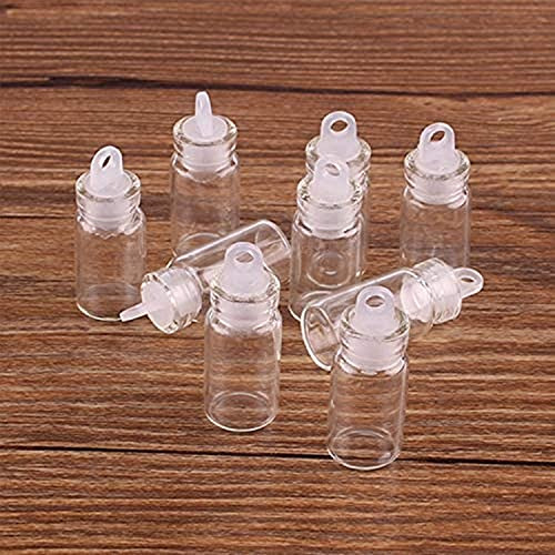100 Piezas De Botellas Pequeñas De 1 Ml Viales De Vidr...