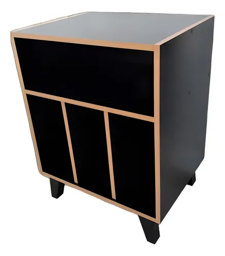 Mueble Para Tornamesa Y Vinilos Con División Para Discos